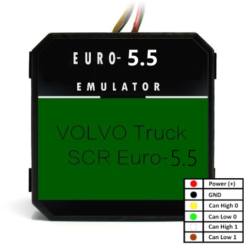 Эмулятор AdBlue Volvo/Renault EURO 5.5 (новая кабина, но старый двигатель) для системы AdBlue. Отключает SCR мочевину AdBlue и NOX на всех автомобилях Рено и Вольво